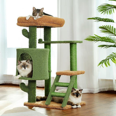 Urban Jungle Cactus Cat Tree Cat Furniture KittyNook Cat Company Style A